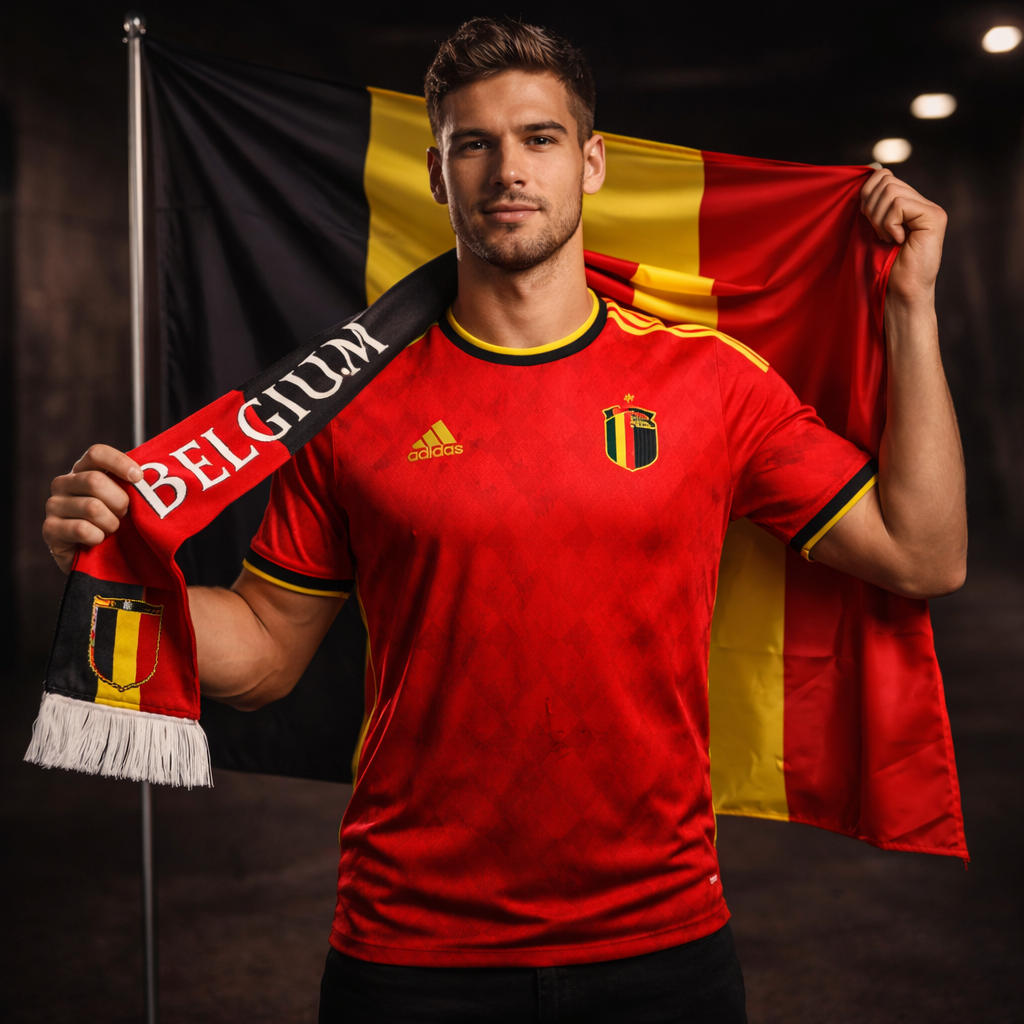 Kit Essência Nacional Bélgica 2026 - Imagem 2
